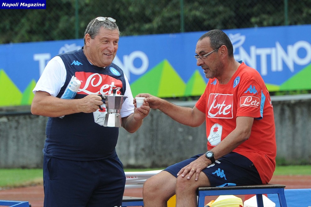 Risultati immagini per maurizio sarri caffe